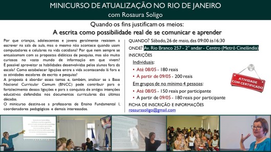 Curso de Atualização no Rio (26 de maio)